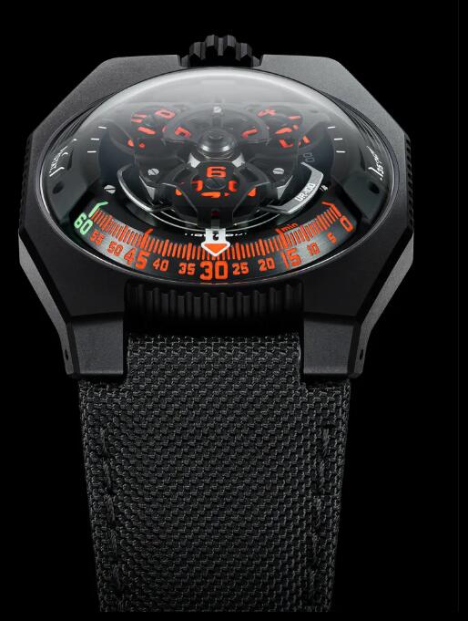 Urwerk 100 Watch Replica UR-100 BLACK